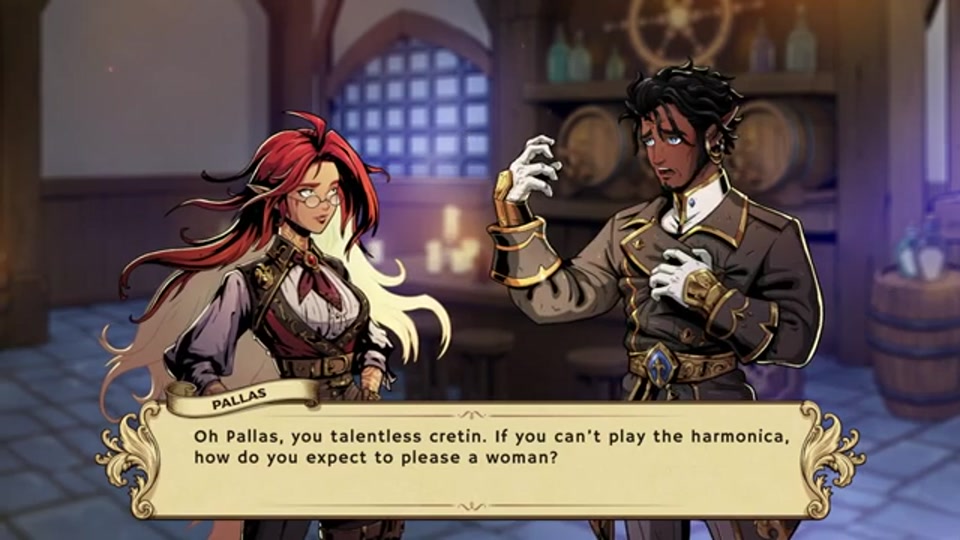 Ledgerbound in-game scene from an official YouTube trailer